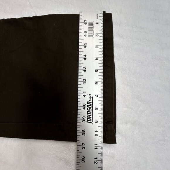 CAbi Womens Stadium Pants Olive Green Zip-Leg Flare Stretch Size 8 Style 184 New - Picture 12 of 15